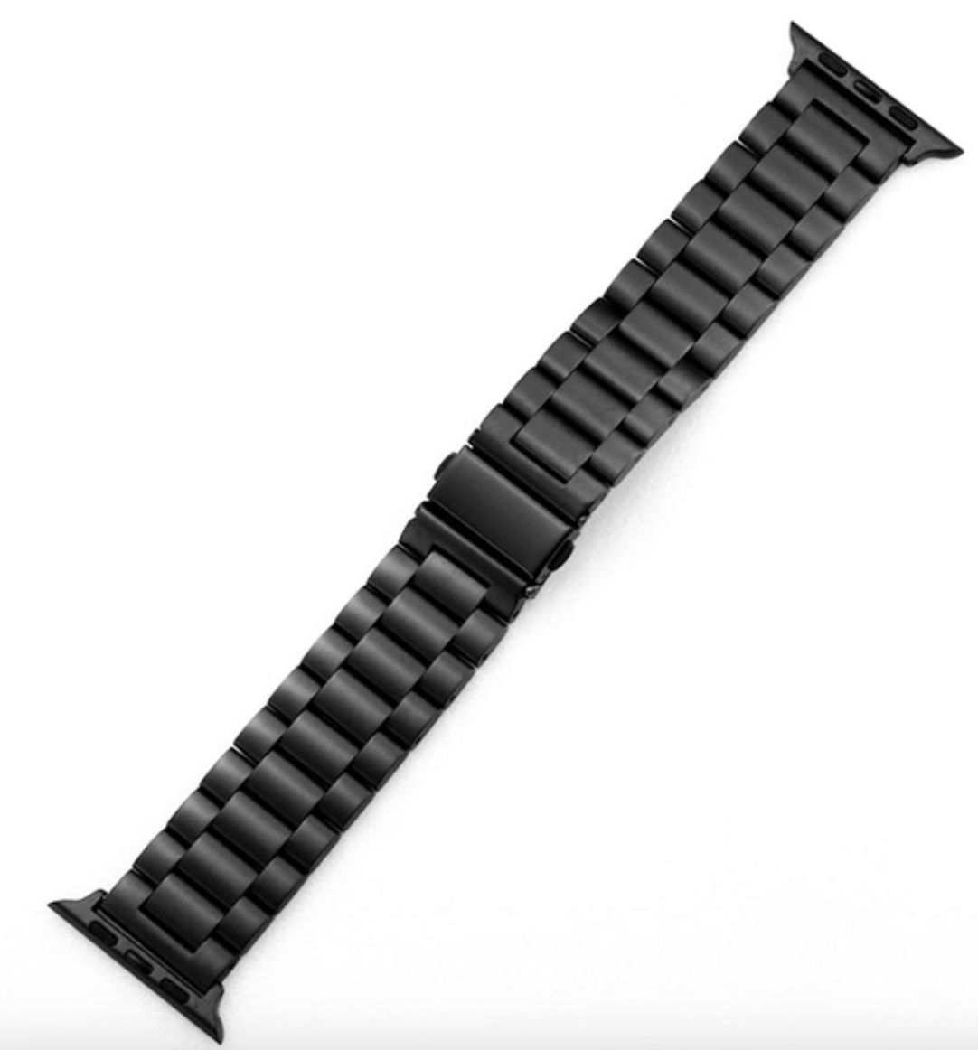 Ремінець BPNK 3-Bead Metal Black для Apple Watch 41mm | 40mm | 38mm