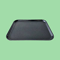 Поднос пластиковый прямоугольный для столовой Разнос пластмассовый для кафе 51 * 38 H 2,5 cm VarioMarket
