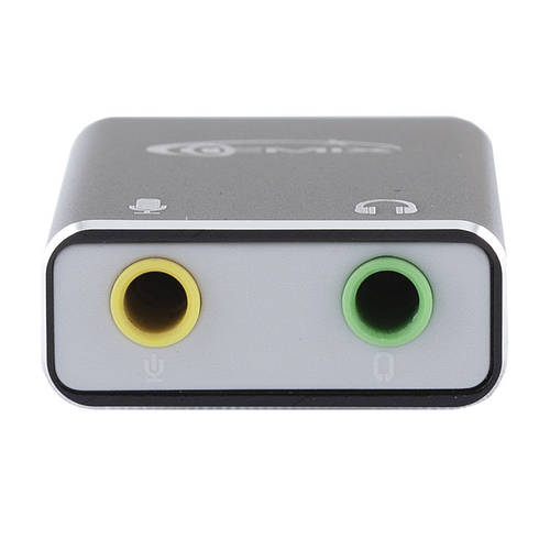 Звуковая карта USB Gemix SC-01 (7.1), черная, разъемы для наушников и ...