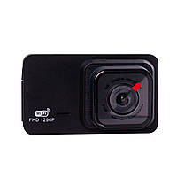 Видеорегистратор автомобильный в авто 2 камеры c USB автрорегистратор 4К экран ночной режим G-cенсор Y11-AHD