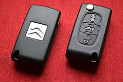 Ключ Citroen викидний корпус без місця під батарейку