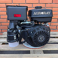 Двигун Agro-Ray AR192FE-S, 25 мм, шпонка, ел/старт, бензин 17 л.с.
