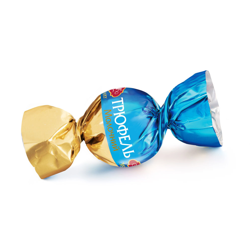 Шоколадні цукерки АВК Трюфель молочний 1 кілограм, фото 1