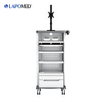 Стійка ендоскопічна приладова LAPOMED, для монітора 24-32 дюймів