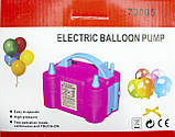 Насос для повітряних кульок, електро,рожевий №992216, фото 8