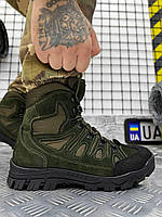 Демисезонные тактические ботинки олива, Военная мужская обувь