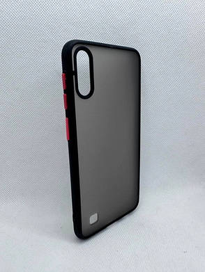Чохол Matte Armor Samsung A10 Black - Red, фото 1