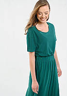 Жіноча сукня літня - трикотажна, зелена Volcano L