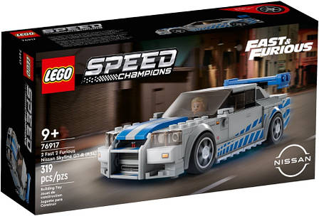 Блоковий конструктор LEGO Speed Champions "Подвійний форсаж" Nissan Skyline GT-R (R34) (76917), фото 1