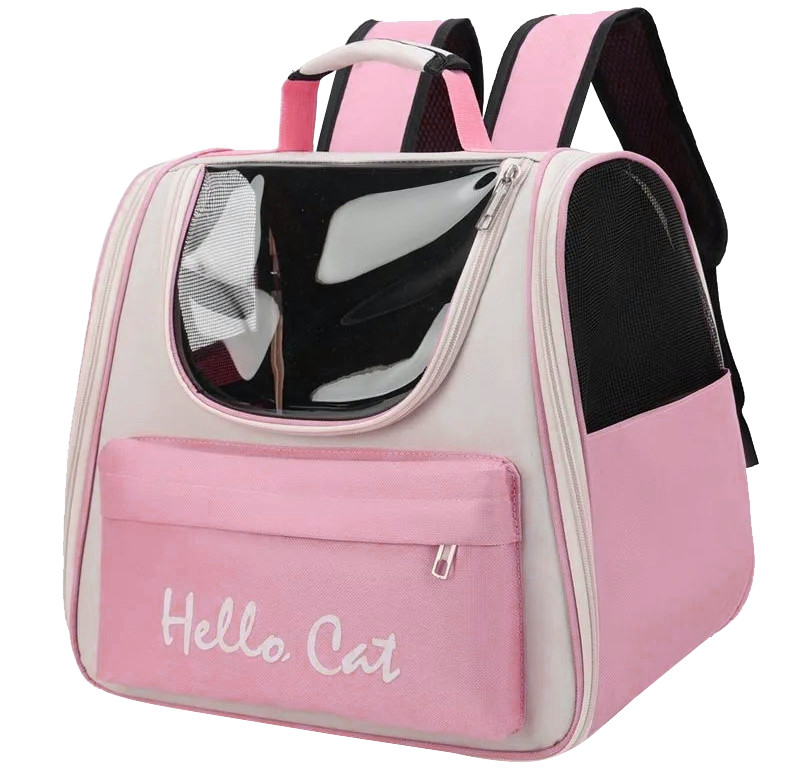 Рюкзак-перенесення для котів та собак 37х24х32 CosmoPet CP-65 Pink