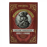 Подарунковий набір для догляду за бородою Immortal Capitane Barberousse Beard Oil (IM-09), фото 4