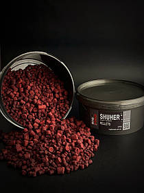 Пелетс Shuher, Squid - Scopex (Premium Pellets), мікс 8 мм та 12 мм, відро 1,5 кг