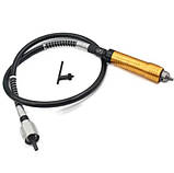 Гнучкий вал подовжувач для дриля зі пружинами 0.3-6мм гнучкий вал з наконечником 95 см, фото 7