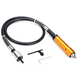 Гнучкий вал подовжувач для дриля зі пружинами 0.3-6мм гнучкий вал з наконечником 95 см, фото 3