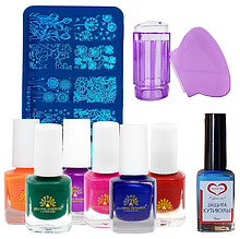 Набір для стемпінгу (Все для стемпінгу, набір для дизайну та декору)