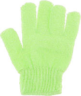 Мочалка рукавиця "Салатова" (5 пальців)