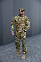 Тактический костюм тройка Tactical Team мультикам Армейская форма китель убакс штаны рипстоп