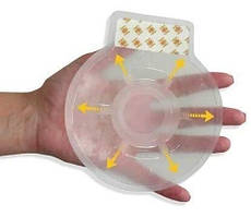 Клапанна пов'язка для перев'язування та герметизації ран у грудній зоні HyVent Chest Seal Vented Hydrogel Dressin