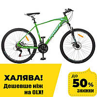 Спортивный велосипед 26 дюймов (рама 19", 21 скорость) Profi G26VELOCITY A26.1 Зелено-черный