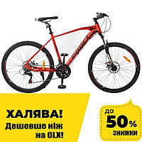 Спортивный велосипед 26 дюймов (рама 19", 21 скорость) Profi G26VELOCITY A26.2 Красно-черный