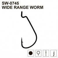 Гачки MiniMax  Wide Range Worm SW-0745 # 2/0 BLN 5шт. ring