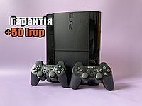 Playstation 3 SuperSlim 500 Gb (Прошита + 50 Ігор) Гарантія
