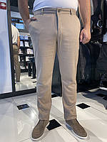 Чоловічі класичні штани Corcotti Pantolone Regular Коричневі Класичні штани для чоловіків чоловічі штани