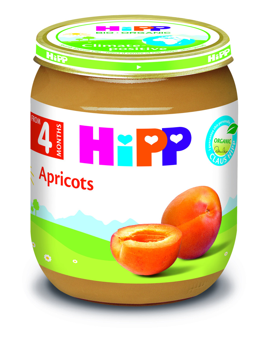 Фруктовое пюре HIPP (Хипп) "Абрикосы" с 4 месяцев , 125г - фото 1 - id-p586590862