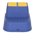 Дитяча підставка для ніг двоступінчаста, 25х36х33см, Синій / Сходинка для дітей / Підставка для дітей, фото 3