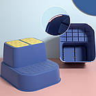 Дитяча підставка для ніг двоступінчаста, 25х36х33см, Синій / Сходинка для дітей / Підставка для дітей, фото 7