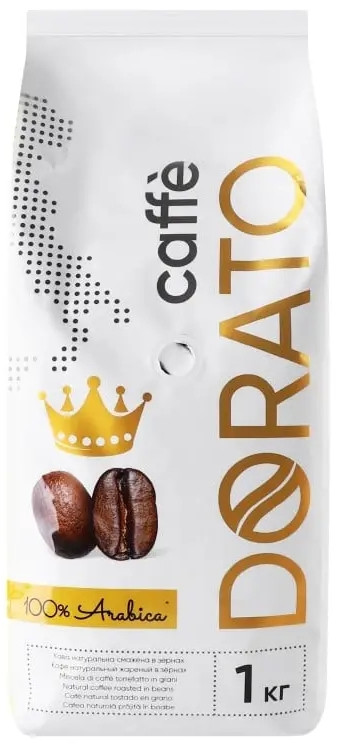 ОРИГІНАЛ! Кава в зернах Caffe Dorato 100% Arabica 1кг, Італія