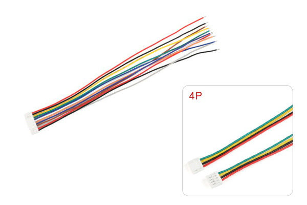 Кабель з конектором Micro JST-GH Мама ReadyToSky 1.25 мм (4 pin) кабель довжиною 15 см - 50 шт.