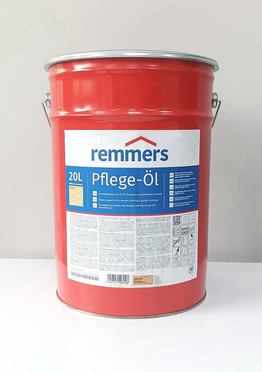 Лляна олія (масло) Pflege-Öl для терас, садових меблів, термо-деревини, REMMERS
