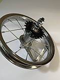 Колесо 12" у зборі переднє+заднє без покришки, фото 2