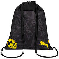 Рюкзак-шнурок Borussia Dortmund BVB PUMA FtblCore Gym Bag 077658-05, Чёрный, Размер (EU) - 1SIZE