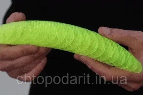 Морф слайм іграшка анти-стрес Morf Worm Slime Original ворм антистрес черв'як неоновий салатовий Код 00-0329