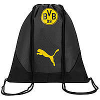 Рюкзак-шнурок Borussia Dortmund BVB PUMA Final Gym Bag 077214-05, Чёрный, Размер (EU) - 1SIZE