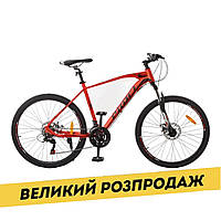 Спортивный велосипед 26 дюймов (рама 19", 21 скорость) Profi G26VELOCITY A26.2 Красно-черный