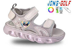 Дитяче літнє взуття 2024 оптом. Дитячі босоніжки Jong Golf для дівчаток (рр. з 27 по 32)