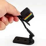 🔥Міні екшн-камера відеоспостереження SQ11, з нічним підсвічуванням та датчиком руху, Чорна, фото 5