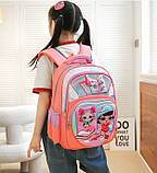 Шкільний рюкзак для дівчинки лялька Лол 1-3 клас, фото 5
