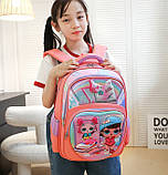 Шкільний рюкзак для дівчинки лялька Лол 1-3 клас, фото 2