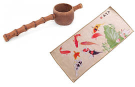 Сито і полотенце для чайної церемонії