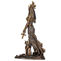 Статуетка Veronese Баст Бастет богиня кохання та домашнього вогнища 27х14х10 см 78166 вівтарна фігурка VE, фото 3