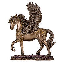 Статуэтка Veronese Пегас крылатый конь символ свободы 26х13х20 см 78159 бронзовое покрытие полистоуна