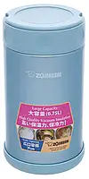 Пищевой термоконтейнер ZOJIRUSHI SW-FCE75AB 0.75 л ц:голубой