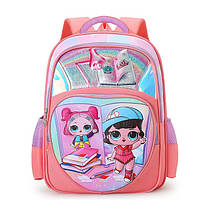 Школьный рюкзак для девочки кукла Лол 1-3 класс