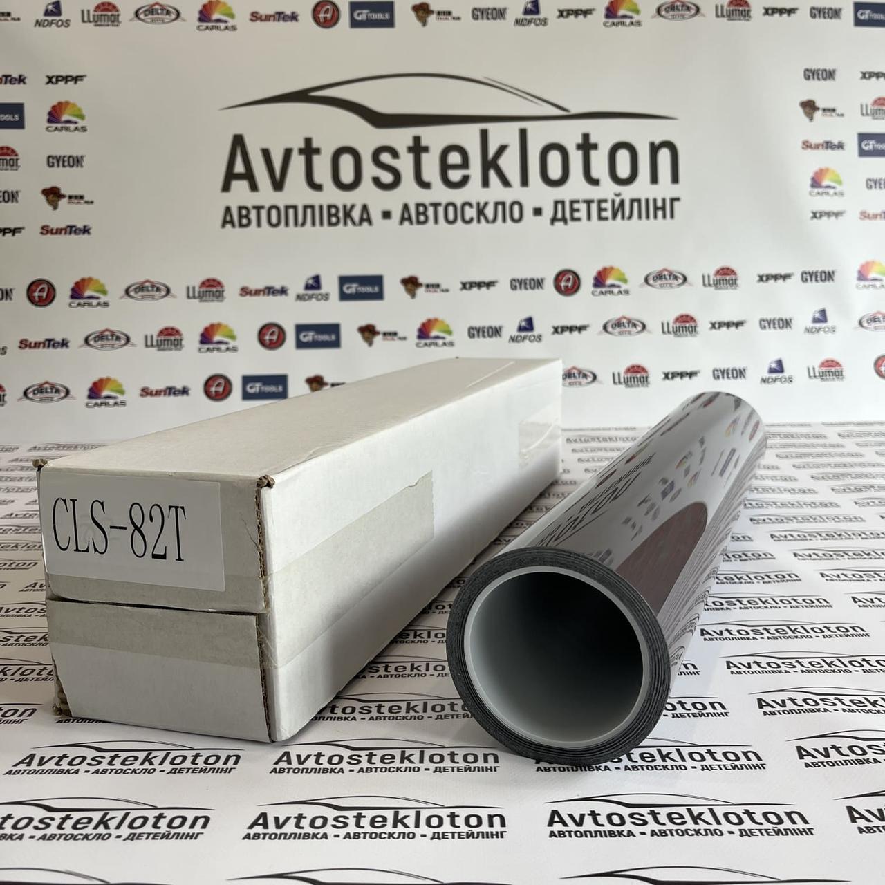 Пленка на оптику з захистом від подряпин і гідрофобним ефектом KLS 45% 82 T тонування фар 0,6 м Smoke