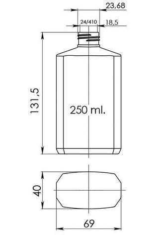 Флакон місткістю 250 мл, фото 3
