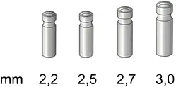 Втулка для резинки Stonfo 4 Metal Tip Guides 2.7мм